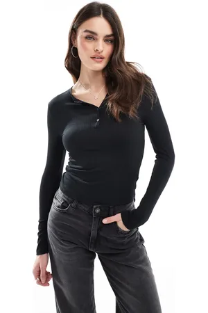 Cotton On Cotton On long sleeve button up t-shirt in