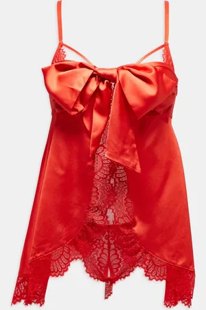 Ann Summers Unwrap Me Babydoll with crotchless thong in