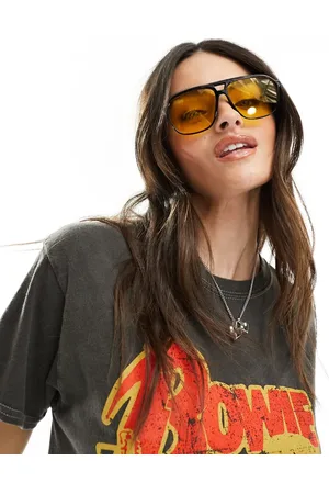 Aire Monoceros aviator sunglasses in with yellow lens