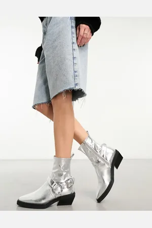 ASOS Agent harness western boots in