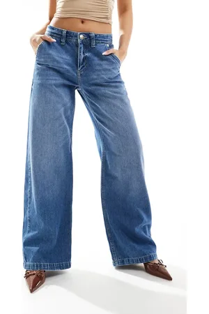 River Island Baggy jean in midwash