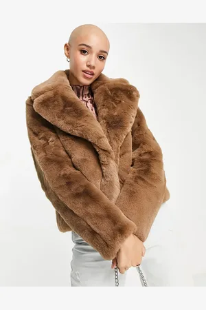 Forever New Faux fur collared coat in