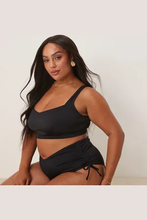 ASOS ASOS DESIGN Curve Maya crop bikini top in