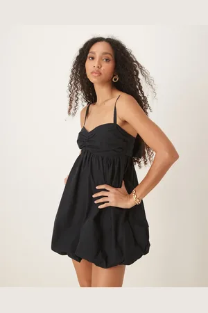 Abercrombie & Fitch Bubble hem babydoll mini dress in