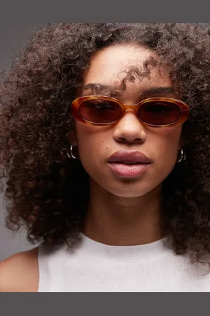 Le Specs Outta love oval sunglasses in vintage tort
