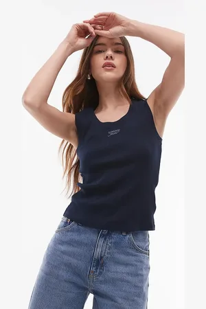 Tommy Hilfiger Script rib tank top in