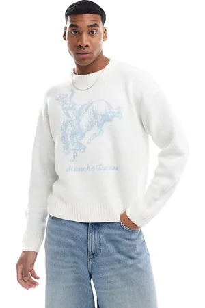 Cotton On Cotton On western crew neck knit in cream