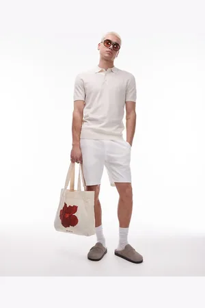 MANGO Jersey smart drawstring shorts in