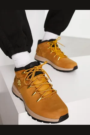 Timberland Sprint trekker mid boots in wheat nubuck leather