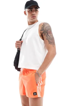 adidas Adidas Swim 3 stripe shorts in