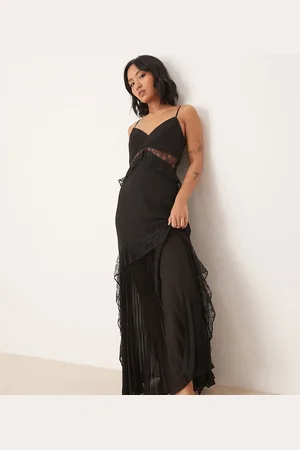 Forever New Sheer ruffle lace maxi dress In