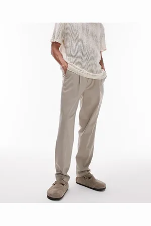Topman Taper trouser in stone