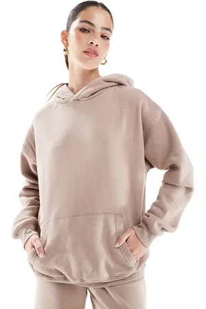 Cotton On Cotton On classic fleece hoodie in mocha co-ord