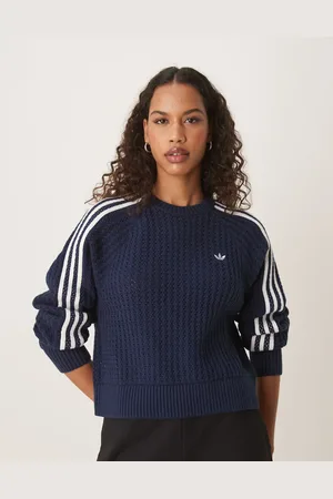 adidas Adicolor knitted sweatshirt in
