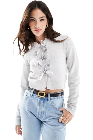 Cotton On Cotton On bow cardigan in light