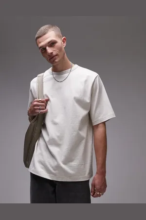 ARKET Heavyweight jersey oversized t-shirt in off