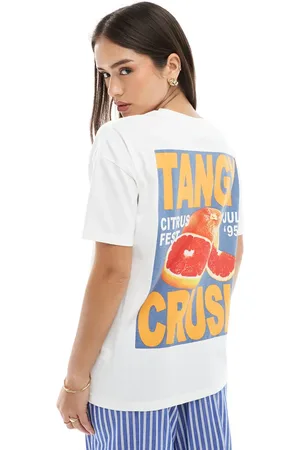 Pull&Bear Fruit graphic oversized tee in