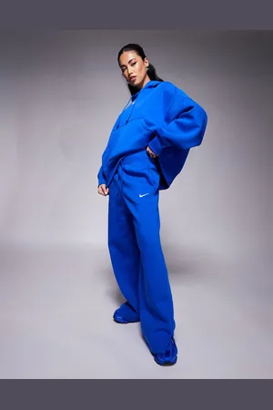 Nike Phoenix Fleece high waisted wide leg joggers in