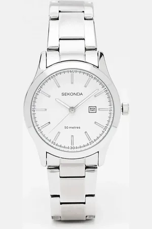 Sekonda Mens bracelet watch with white dial in