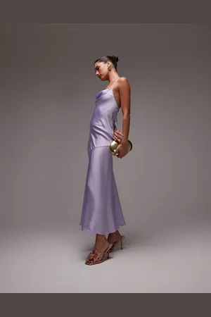 & OTHER STORIES & maxi cami slip dress with low back in lilac