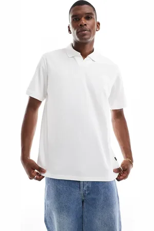 JACK & JONES Plisse notch polo in