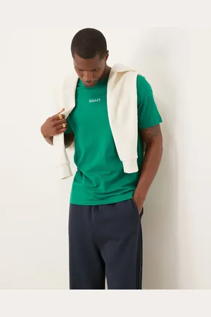 GANT Central logo t-shirt in mid