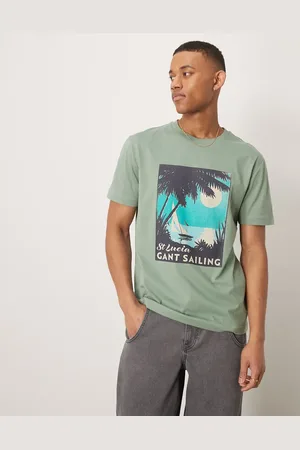 GANT St Lucia sailing print t-shirt in light