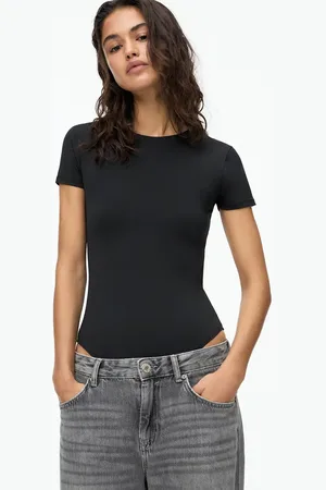 Pull&Bear Polyamide short sleeve body in