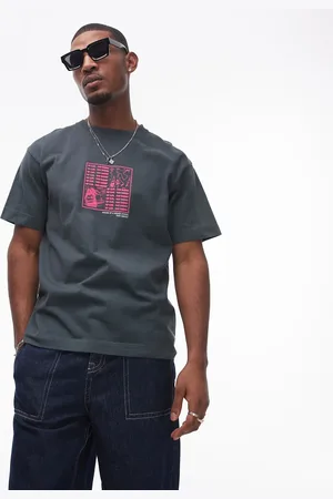 Rip Curl Raw energy zine t shirt in pine