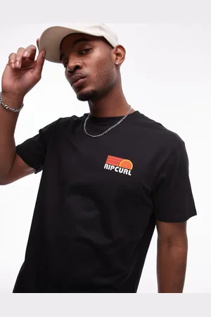 Rip Curl Surf revival stacked t shirt in