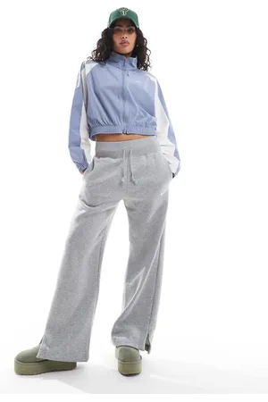 Nike Phoenix Fleece high waisted wide leg joggers in