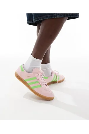 adidas Hamburg trainers in and green