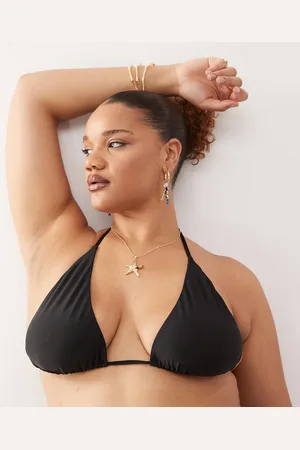 COLLUSION Curve mix and match triangle bikini top in