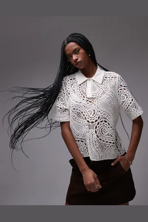 & OTHER STORIES & crochet knit blouse in