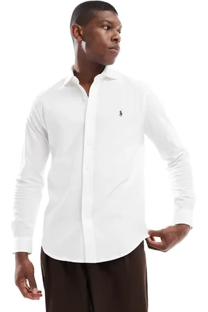 Ralph Lauren Icon logo honeycomb cotton jersey shirt in