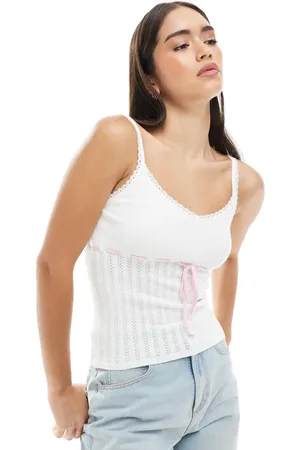 Hollister Contrast stitching tank top in