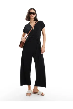 Threadbare Peony wrap jumpsuit in