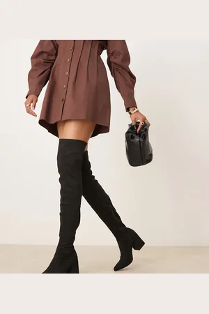 Raid Rykiel block heel over the knee boots in