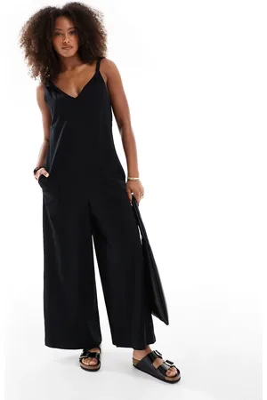 ASOS Twist shoulder jumpsuit in