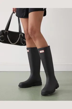 Hunter Downpour tall wellington boots in