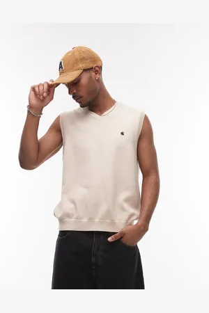 Carhartt Madison knit vest in beige