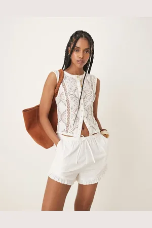 ASOS Frill detail shorts in