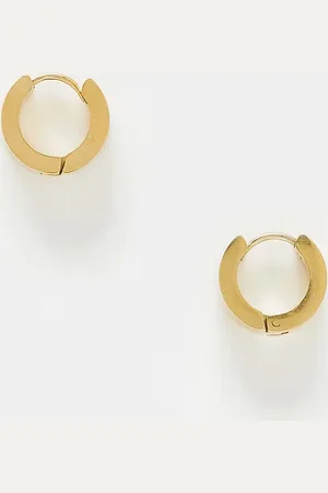LOST SOULS Essential huggie hoops in 18k plated