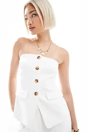 New Look Co-ord bandeau waistcoat in