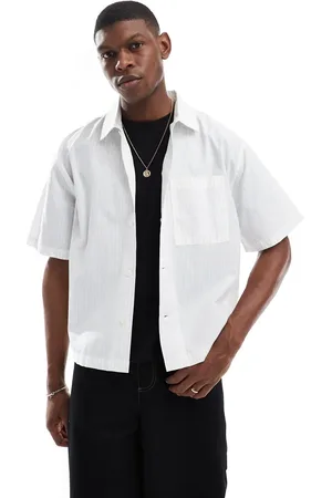Cotton On Cotton On short sleeve shirt in off stripe