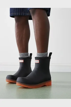 Hunter Play short boots with translucent sole in