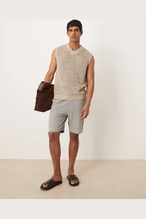 ASOS Slim pique short in
