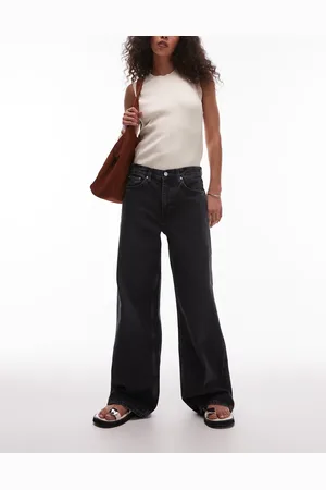 ARKET Cloud low rise baggy wide leg jeans in dark washed