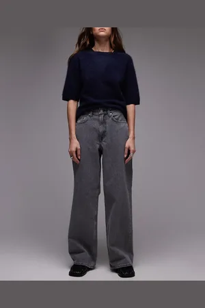 ARKET Cloud low rise baggy wide leg jeans in light washed