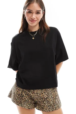 & OTHER STORIES & boxy oversized t-shirt in black